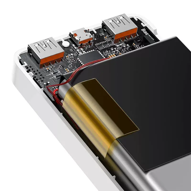 Powerbank Baseus Bipow 10000mAh, 20W (λευκό)