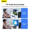 Baseus BA07 Mini Bluetooth adapter για PC, USB 5.3 ασύρματος δέκτης Bluetooth dongle - μαύρο