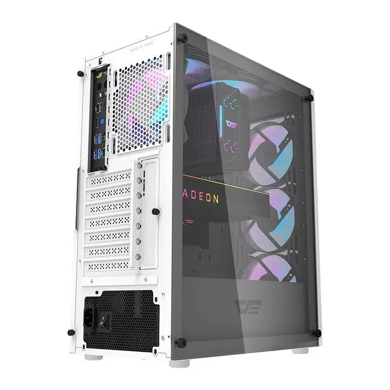 Κουτί υπολογιστή Darkflash DK352 Plus ATX μαύρο και λευκό