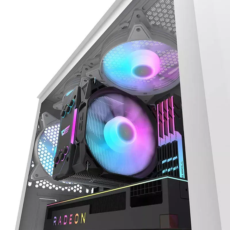 Κουτί υπολογιστή Darkflash DK352 Plus ATX μαύρο και λευκό