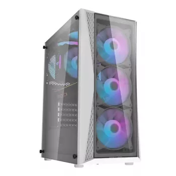 Κουτί υπολογιστή Darkflash DK352 Plus ATX μαύρο και λευκό