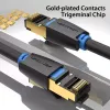Καλώδιο δικτύου Vention Cat.8 SFTP Patch RJ-45 8m μαύρο