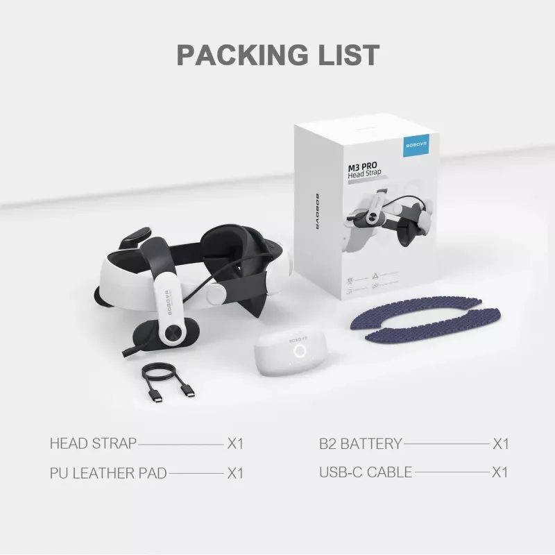 Κεφαλόδεσμος με μπαταρία BOBOVR M3 Pro για Oculus Quest 3
