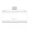 Powerbank OS-Baseus Compact IP 5000mAh 20W (λευκό)