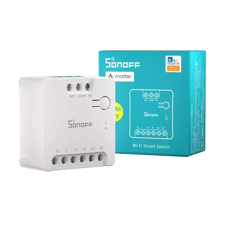 Έξυπνος διακόπτης Wi-Fi Sonoff MINI-D AC/DC 12–48V επαφή χωρίς δυναμικό