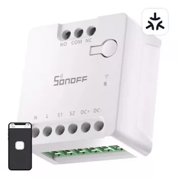 Έξυπνος διακόπτης Wi-Fi Sonoff MINI-D AC/DC 12–48V επαφή χωρίς δυναμικό