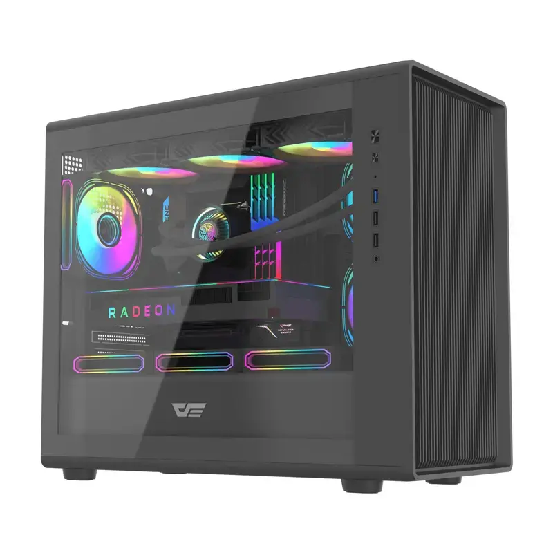 Κουτί υπολογιστή Darkflash DB460M Micro ATX μαύρο
