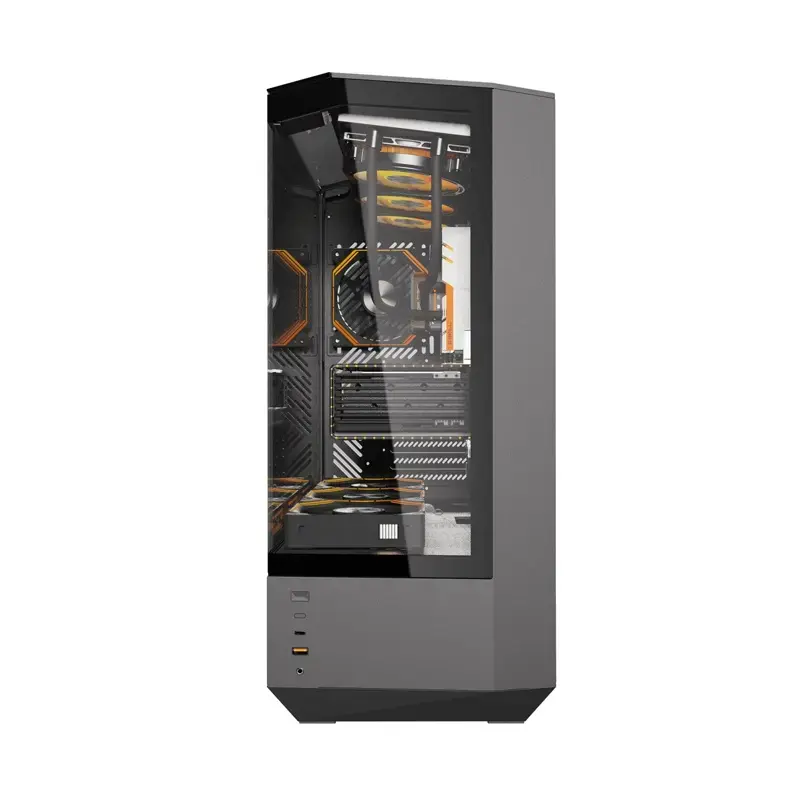 Κουτί υπολογιστή Darkflash DY460 ATX μαύρο