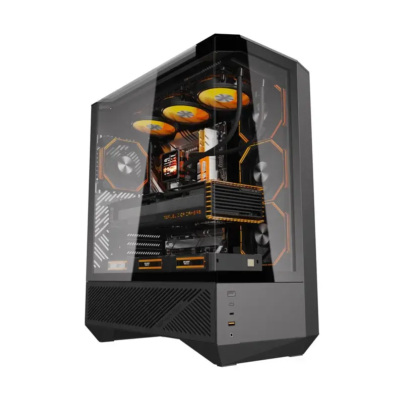 Κουτί υπολογιστή Darkflash DY460 ATX μαύρο