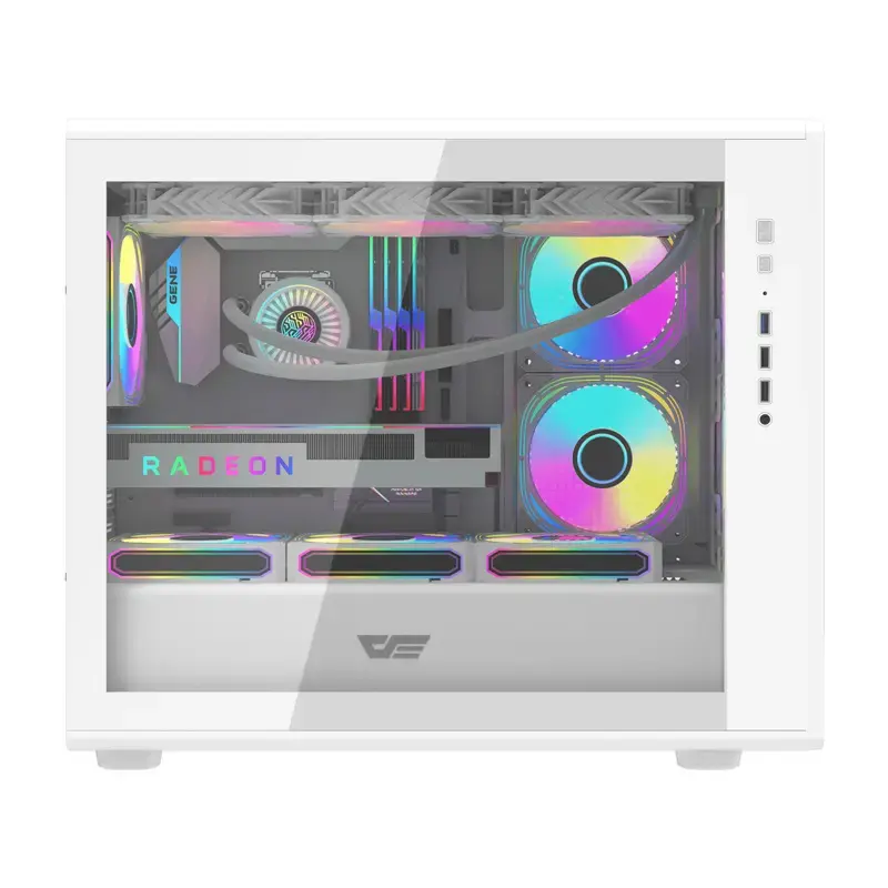 Κουτί υπολογιστή Darkflash DB460M Micro ATX λευκό
