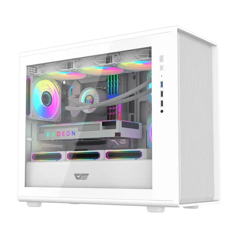 Κουτί υπολογιστή Darkflash DB460M Micro ATX λευκό