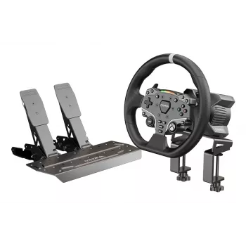 Moza Racing R3 Bundle για XBOX & PC, τιμόνι + πεντάλ, PC, Xbox One, Xbox Series S, Xbox Series X, κουμπί Home, 360°, Direct Drive, ρυθμιζόμενο