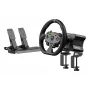 Moza Racing R5 Bundle, τιμόνι + πεντάλ, PC, ενσύρματο, μαύρο, αλουμίνιο, δέρμα, χάλυβας, αλουμίνιο, δέρμα