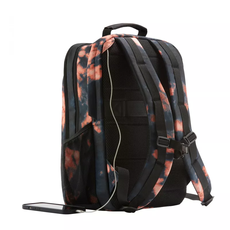 Χαλαρό σακίδιο HP Campus XL Tie Dye σακίδιο μαύρο με μοτίβο