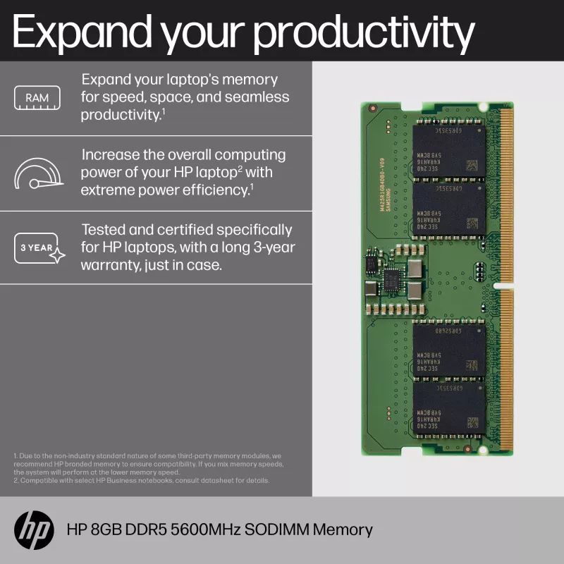 Μονάδα μνήμης HP 83P90AA DDR5 8 GB 5600 MHz