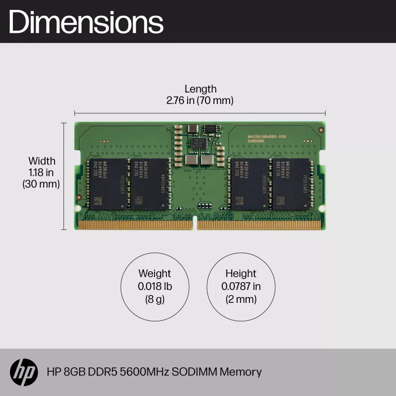 Μονάδα μνήμης HP 83P90AA DDR5 8 GB 5600 MHz