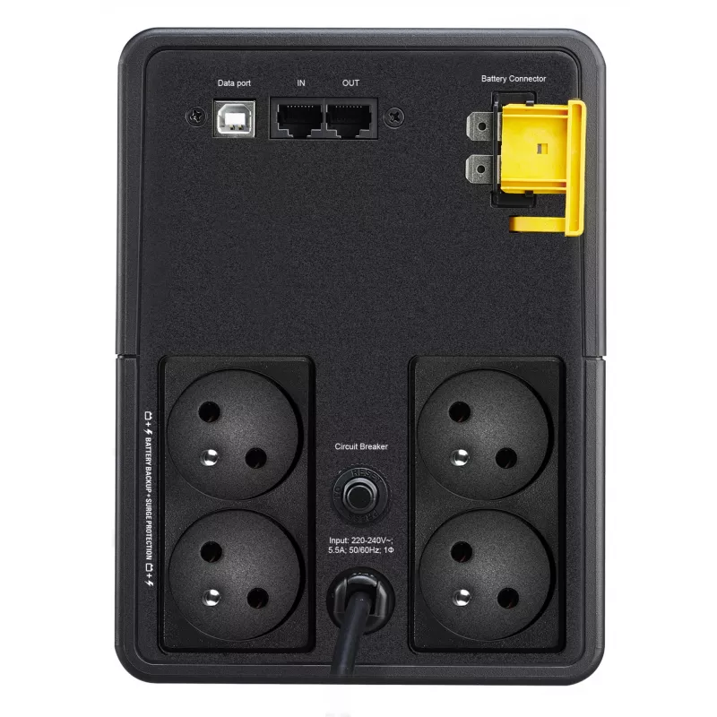 APC Back-UPS, 1200VA, Tower, 230V, 4x CEE 7/5 French Schuko πρίζες, AVR