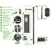 Μονάδα διανομής ισχύος (PDU) APC APDU9959EU3 24 έξοδοι AC 0U Μαύρο