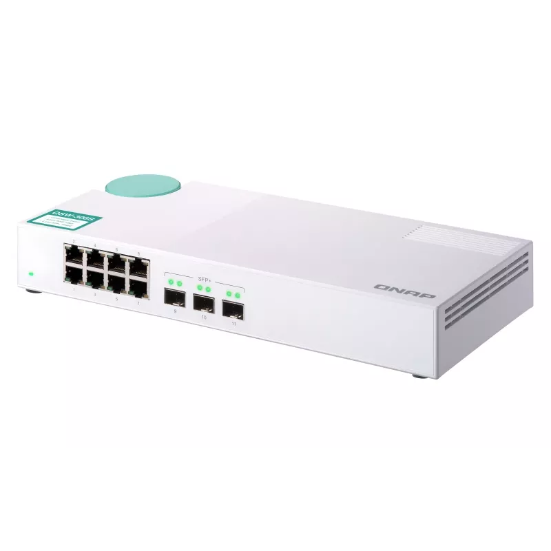 QNAP QSW-308S switch δικτύου unmanaged Gigabit Ethernet (10/100/1000) λευκό