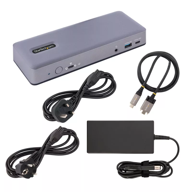 StarTech.com DK31C3MNCRUE Βάση laptop/πολλαπλασιαστής θυρών Ενσύρματο USB 3.2 Gen 2 (3.1 Gen 2) Type C