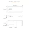 StarTech.com DK31C3MNCRUE Βάση laptop/πολλαπλασιαστής θυρών Ενσύρματο USB 3.2 Gen 2 (3.1 Gen 2) Type C