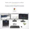 StarTech.com DK31C3MNCRUE Βάση laptop/πολλαπλασιαστής θυρών Ενσύρματο USB 3.2 Gen 2 (3.1 Gen 2) Type C