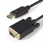 StarTech.com DP2VGAMM3B ενεργό καλώδιο-αντάπτορας DisplayPort σε VGA, 3 πόδια (1 m), 1920x1200, βύσμα DP με ασφάλιση, μαύρο