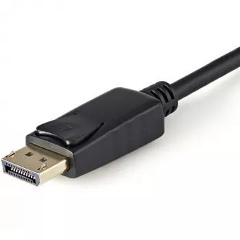 StarTech.com DP2VGAMM3B ενεργό καλώδιο-αντάπτορας DisplayPort σε VGA, 3 πόδια (1 m), 1920x1200, βύσμα DP με ασφάλιση, μαύρο