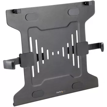StarTech.com Δίσκος laptop VESA – Ρυθμιζόμενος δίσκος laptop για βραχίονες οθόνης, ασφαλίζει notebooks (4,5 kg / 9,9 lb) – 75x75 & 100x100 VESA-οπές τοποθέτησης – Με αερισμό – Για βάσεις/στήριγμα οθόνης γραφείου