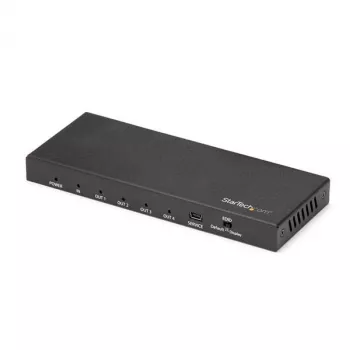 StarTech.com Διαχωριστής HDMI 4 θυρών – 4K 60 Hz, HDMI, 4x HDMI, 3840 x 2160 pixel, Μαύρο, 4K Ultra HD, 60 Hz