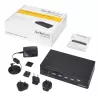 StarTech.com Διακόπτης KVM HDMI 4 θυρών - USB 3.0 - 1080p, 1920 x 1080 pixel, τοποθέτηση σε rack, Μαύρο