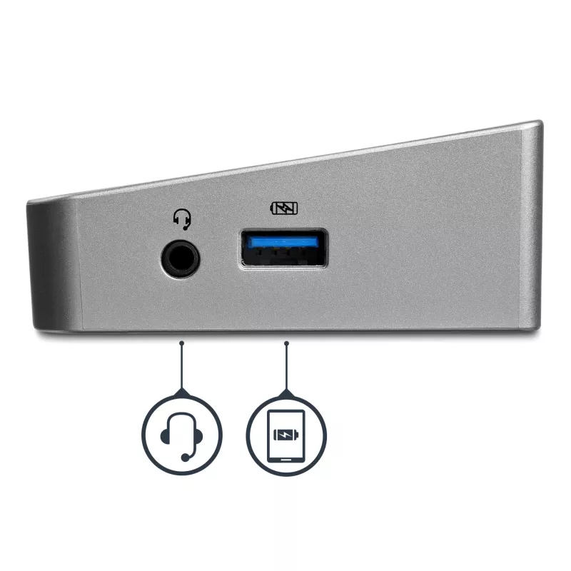 StarTech.com Σταθμός σύνδεσης USB 3.0 για τρεις οθόνες - 1x HDMI - 2x DisplayPort