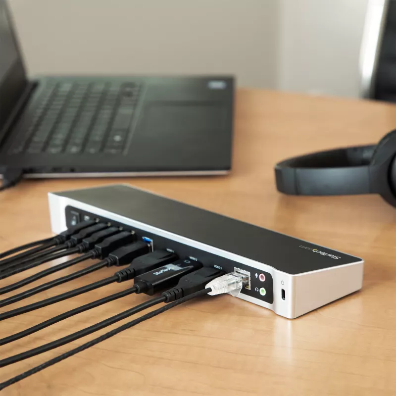 StarTech.com Σταθμός σύνδεσης USB 3.0 για τρεις οθόνες - 1x HDMI - 2x DisplayPort
