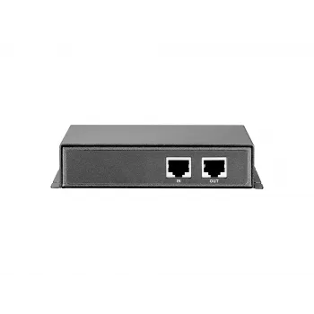LevelOne POR-0100 επαναλήπτης PoE, διαδοχικής σύνδεσης, 2x Fast Ethernet, 10Base-T/100Base-TX, γκρι