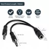 StarTech.com Προσαρμογέας splitter headset 3,5 mm 4 θέσεων σε 2x 3 θέσεων 3,5 mm – θηλυκό/αρσενικό