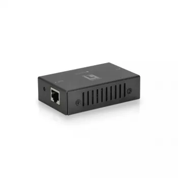 LevelOne POR-0101 επαναλήπτης PoE+, 2x Fast Ethernet, 10Base-T/100Base-TX, έως 100 m, γκρι