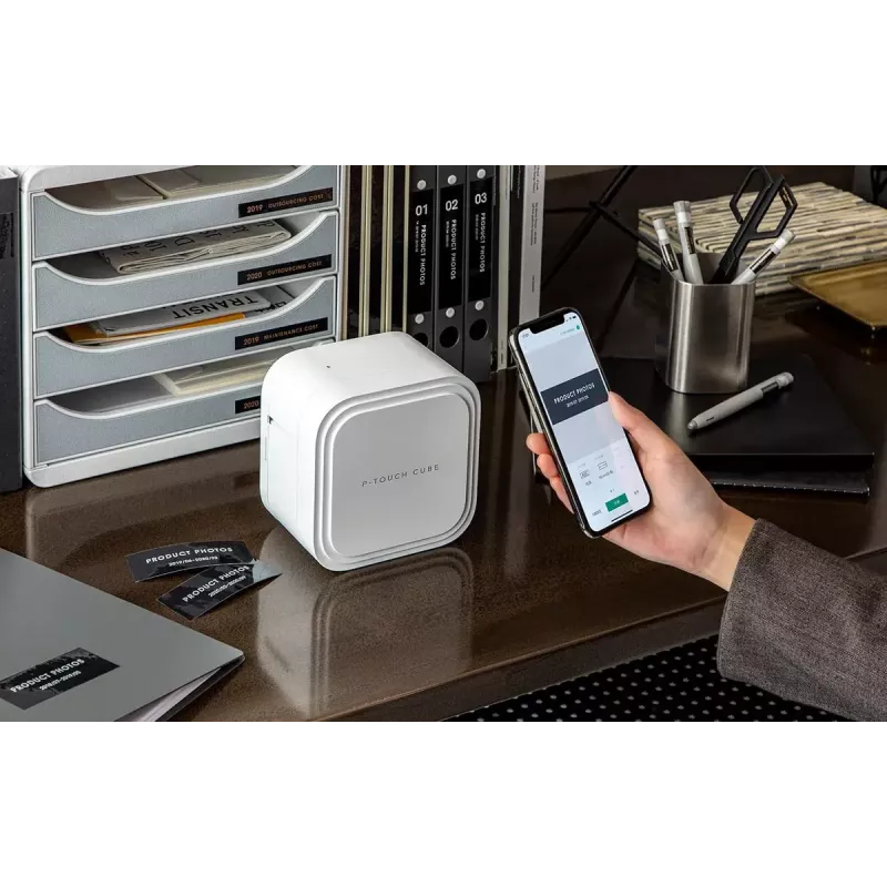 Brother P-touch CUBE Pro (PT-P910BT) επαναφορτιζόμενος εκτυπωτής ετικετών με Bluetooth
