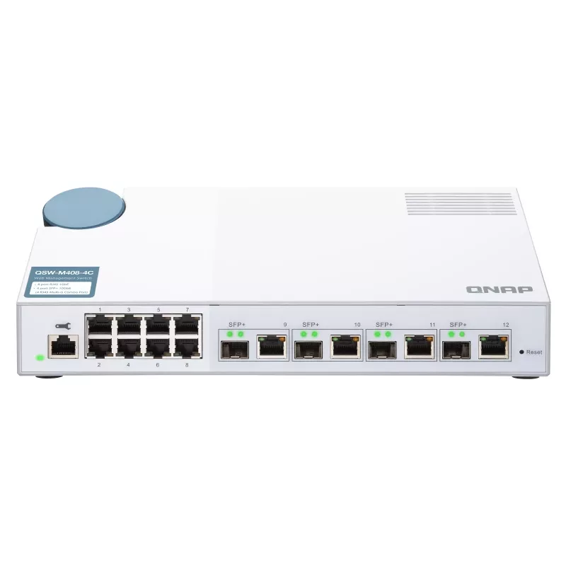 QNAP QSW-M408-4C Switch δικτύου Managed L2 Gigabit Ethernet (10/100/1000) Λευκό
