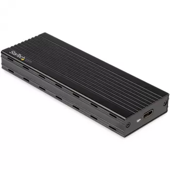 StarTech.com M2E1BMU31C θήκη USB-C 10 Gbps για M.2 NVMe SSD, PCIe, USB 3.1 Gen 2, 1 GB/s, συμβατή με Thunderbolt 3, αλουμίνιο, μαύρη