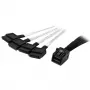 StarTech.com Εσωτερικό καλώδιο Mini-SAS σε SATA – SFF-8643 σε 4x SATA – 1 m