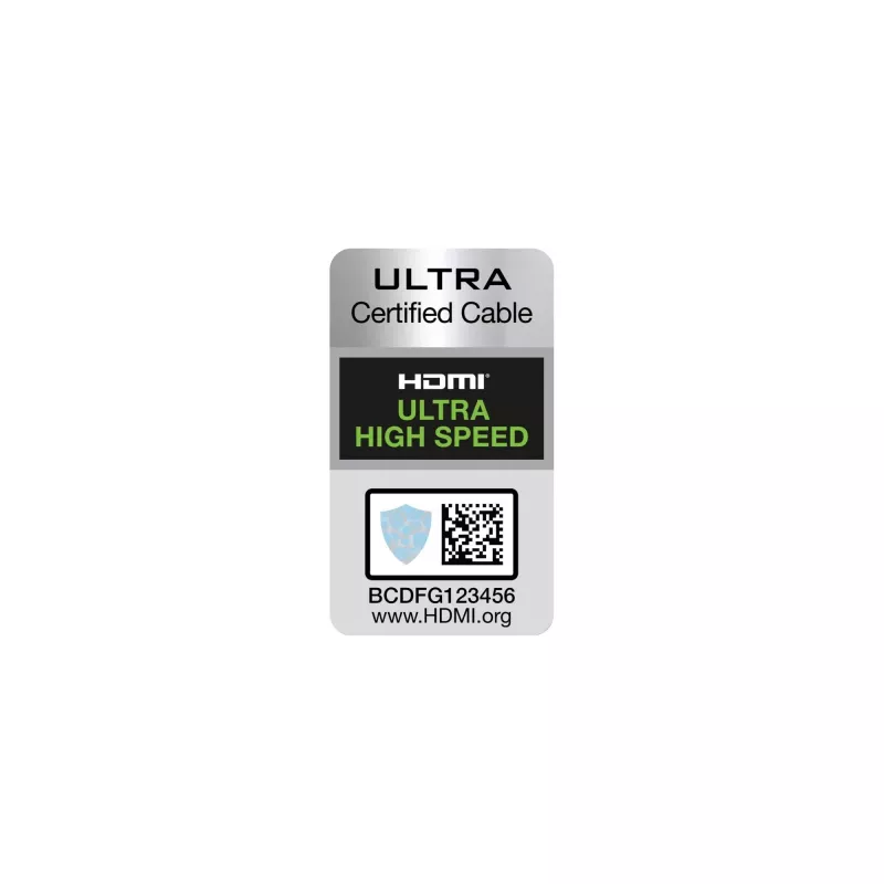 InLine πιστοποιημένο καλώδιο HDMI, Ultra High Speed HDMI, 8K4K, 1m