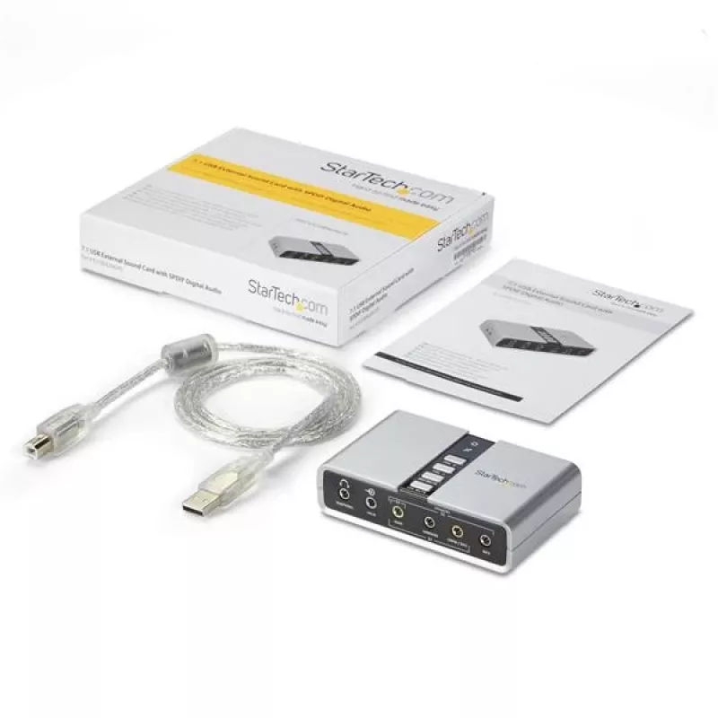 StarTech.com Προσαρμογέας ήχου USB 7.1 Εξωτερική κάρτα ήχου με SPDIF Ψηφιακός ήχος