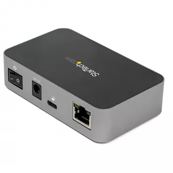 StarTech.com HB31C2A1CGS διανομέας USB-C 3 θυρών με Gigabit Ethernet, USB 3.1 Gen 2 10 Gbps, 2x USB-A + 1x USB-C, καλώδιο host 1 m, με τροφοδοτικό