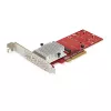 StarTech.com Κάρτα προσαρμογέα Dual M.2 PCIe SSD – x8 / x16 Dual NVMe ή AHCI M.2 SSD σε PCI Express 3.0 – Συμβατή με M.2 NGFF PCIe (M-Key) – Υποστηρίζει 2242, 2260, 2280 – JBOD – Mac & PC