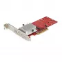 StarTech.com Κάρτα προσαρμογέα Dual M.2 PCIe SSD – x8 / x16 Dual NVMe ή AHCI M.2 SSD σε PCI Express 3.0 – Συμβατή με M.2 NGFF PCIe (M-Key) – Υποστηρίζει 2242, 2260, 2280 – JBOD – Mac & PC