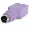 StarTech.com Ανταλλακτικός προσαρμογέας USB σε PS/2 – F/M, PS/2, USB A, μωβ