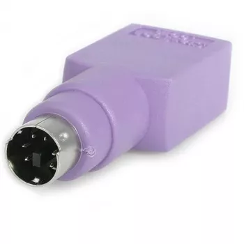 StarTech.com Ανταλλακτικός προσαρμογέας USB σε PS/2 – F/M, PS/2, USB A, μωβ
