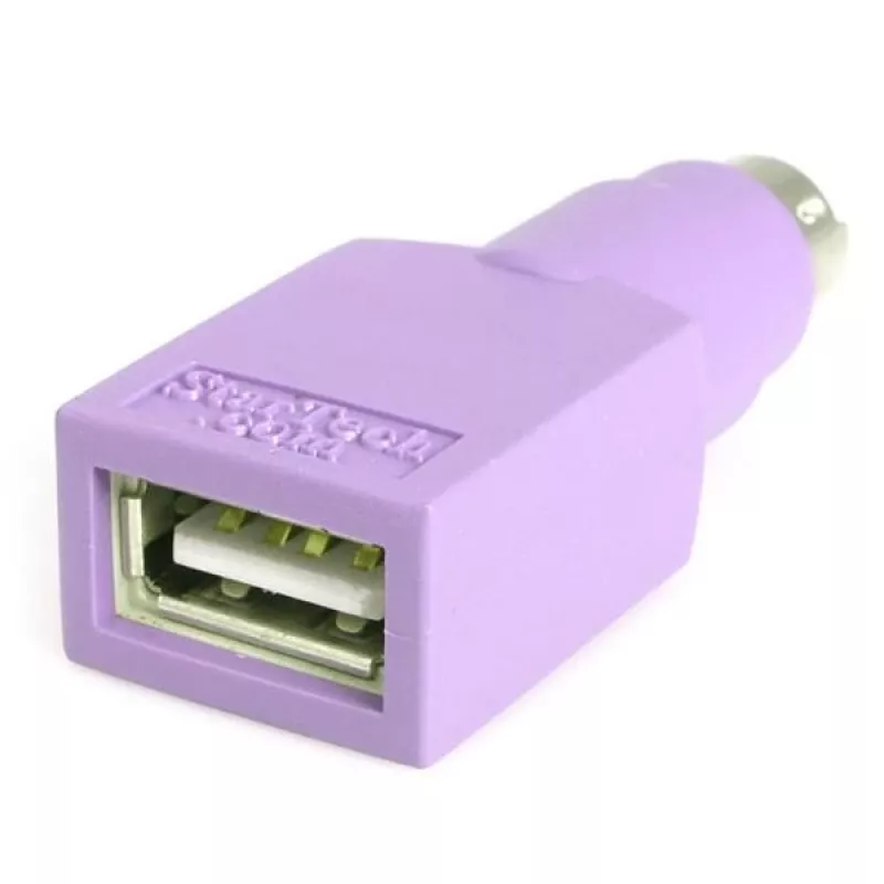 StarTech.com Ανταλλακτικός προσαρμογέας USB σε PS/2 – F/M, PS/2, USB A, μωβ
