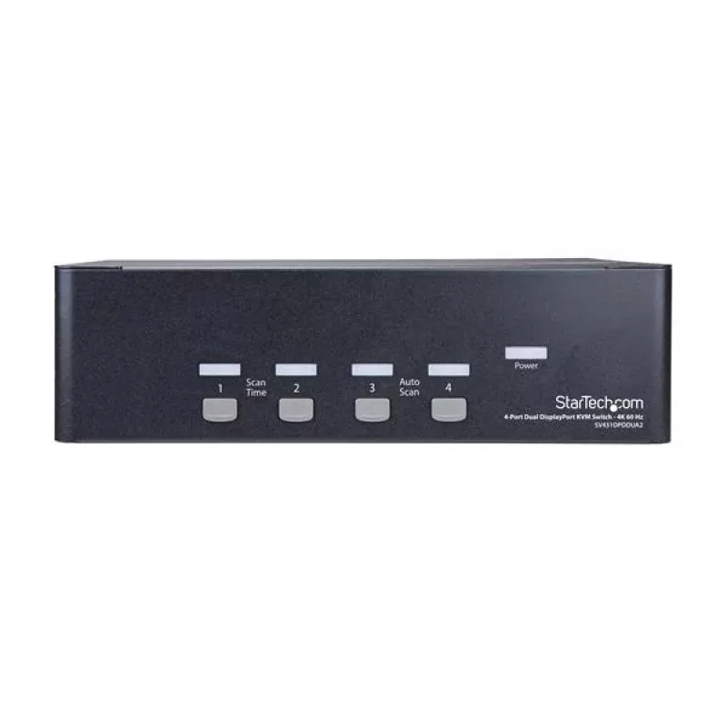 StarTech.com Διακόπτης KVM 4 θυρών Dual DisplayPort - 4K 60Hz
