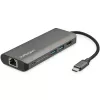 StarTech.com Προσαρμογέας USB C Multiport – USB-C Travel Dock με 4K HDMI, 3x USB 3.0 Hub, SD/SDHC, GbE, 60W PD 3.0 Pass-Through – USB Type-C/Thunderbolt 3 – Αντικαθιστά DKT30CSDHPD